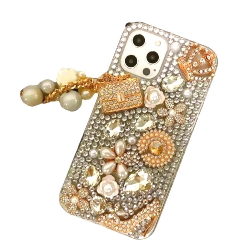 Max-ABC S9+Protective Phone Case Crystal Glitter Bling Shiny Crystal Rhinestone